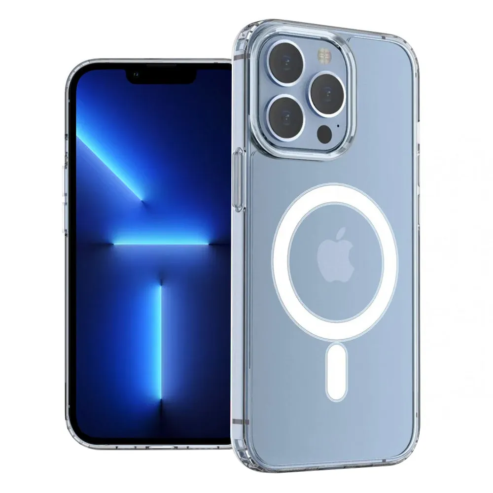 Custodia MagSafe per Apple iPhone 13 Pro, Techsuit, Pro, Trasparente - immagine 1