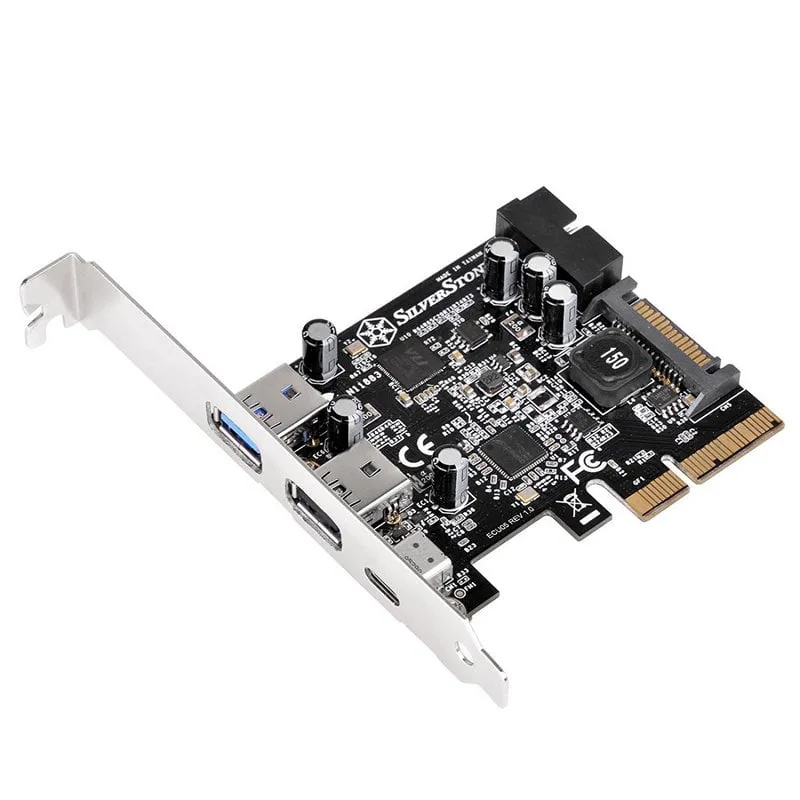 Silverstone ECU05 scheda di interfaccia e adattatore Interno USB 3.2 Gen 1 (3.1 Gen 1) - immagine 1