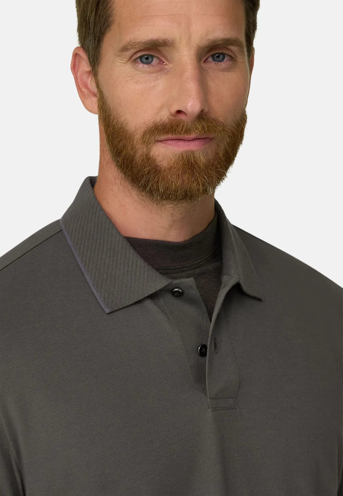 Boggi, Polo In Piqué Misto Cotone Elasticizzato Cool Jade, Uomo, Militare, Taglia: L - immagine 3