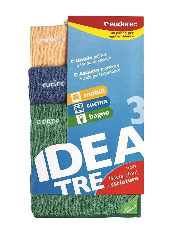 Set di 3 Panni Microfiber Pannopel per la Casa - immagine 1