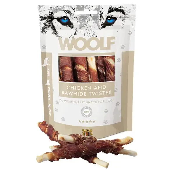 Woolf i Rotolini Snack per cani All breeds Grain Free Pollo con pelle grigliata - immagine 1