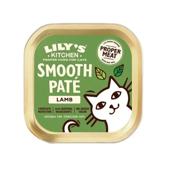 Lily's Kitchen Ricette Naturali 85 gr Agnello in Casseruola - confezione da 19 pezzi - Cibo umido per gatti - immagine 1
