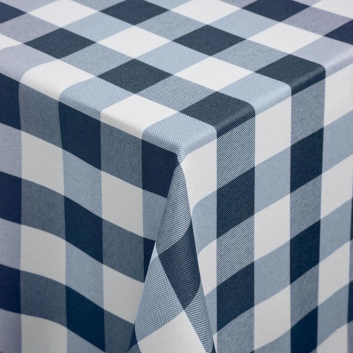 ERWIN M. Tovaglia Countryline; 130x130 cm (LxL); blu; quadrata - immagine 1