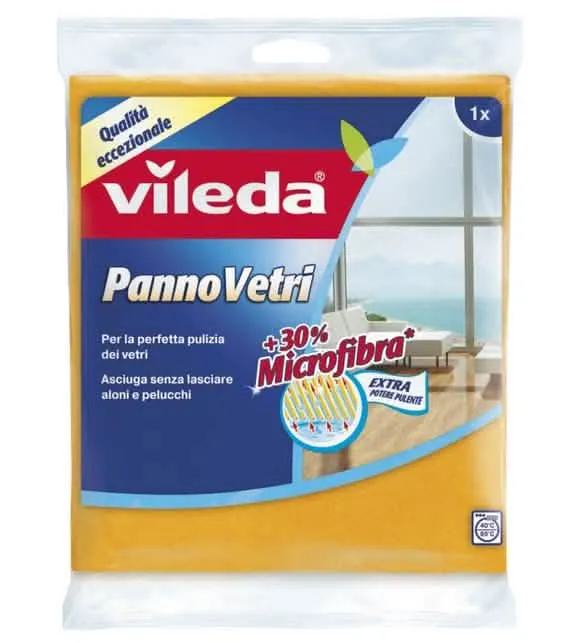 Panno Vetra Vileda per Pulizia senza Aloni - immagine 1