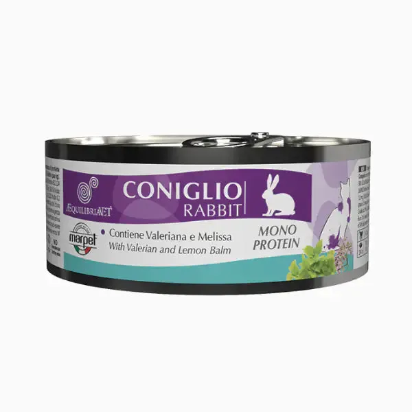 Marpet Aequilibria Vet dietetico umido gatto 85 gr Coniglio - confezione da 24 pezzi - immagine 1