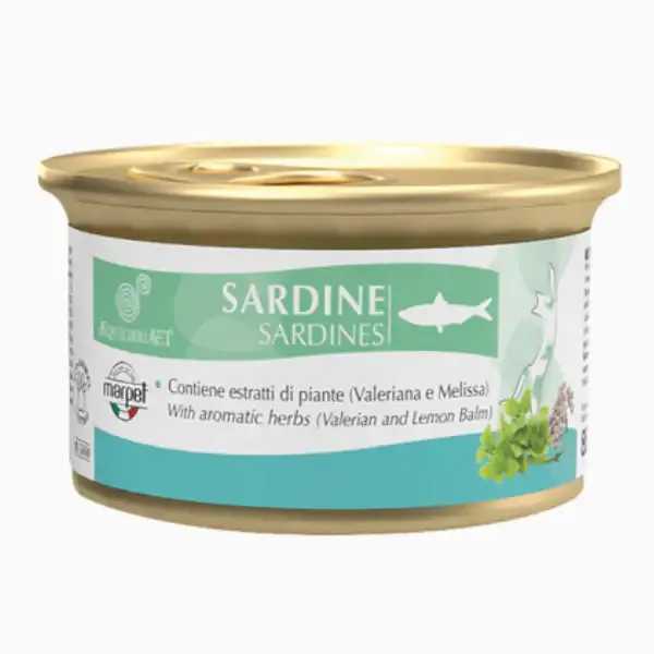 Marpet Aequilibria Vet dietetico umido gatto 85 gr Sardine - confezione da 24 pezzi - immagine 1