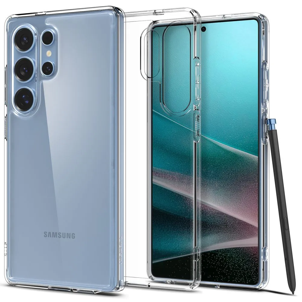 Custodia per Samsung Galaxy S25 Ultra S938, Spigen, Ultra Hybrid, Trasparente ACS08961 - immagine 1