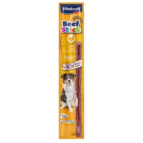Vitakraft Beef Stick Snack per cani 12 gr Tacchino - confezione da 25 pezzi - immagine 1