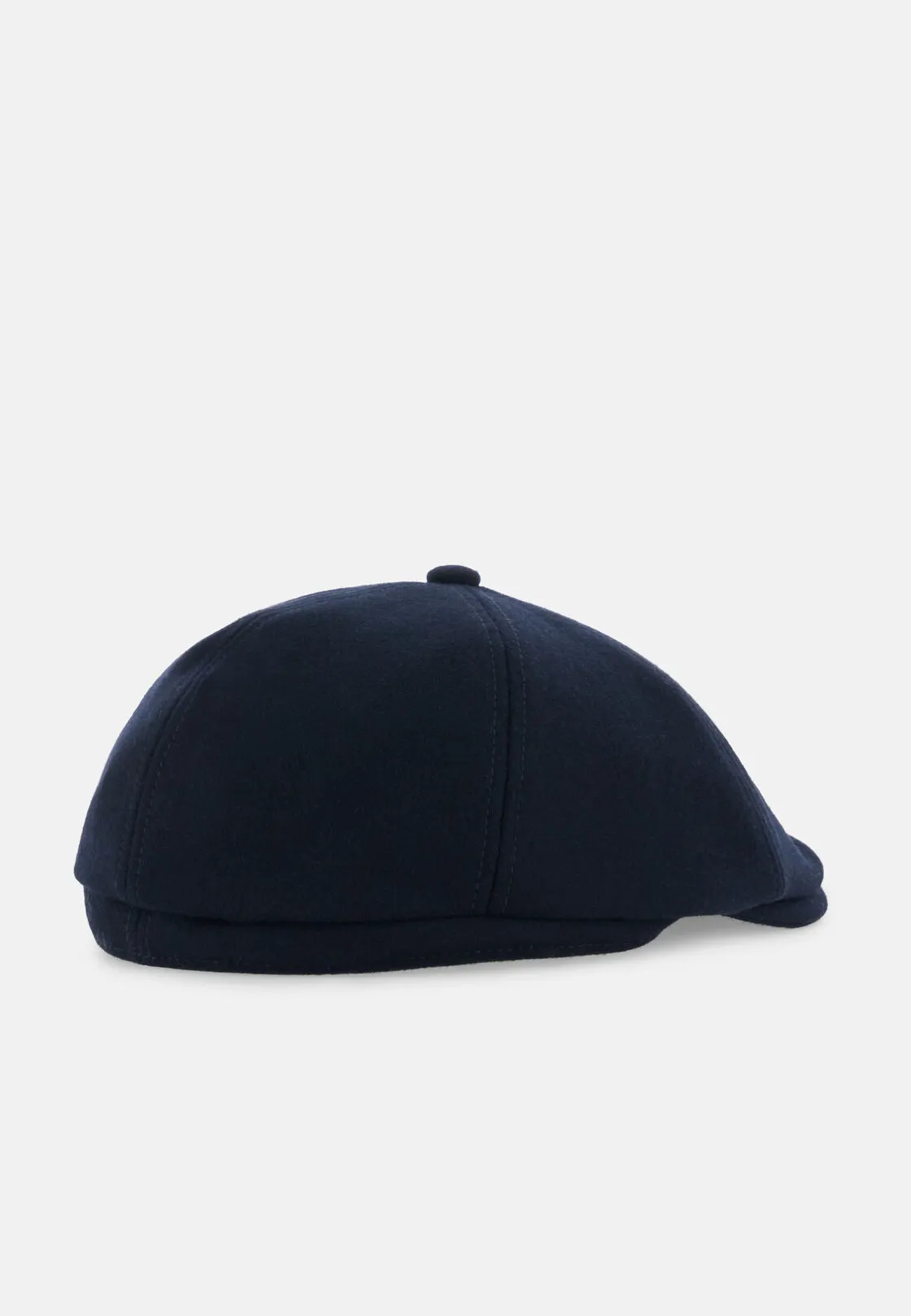 Boggi, Coppola In Flanella Misto Lana, Uomo, Navy, Taglia: L - immagine 3