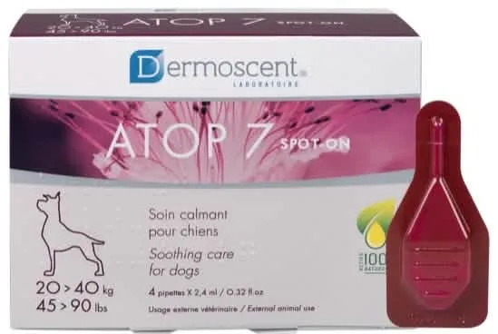 Atop 7 Spot-on Dogs&cats 20-40kg 4 Pipette X 2,4ml - immagine 1