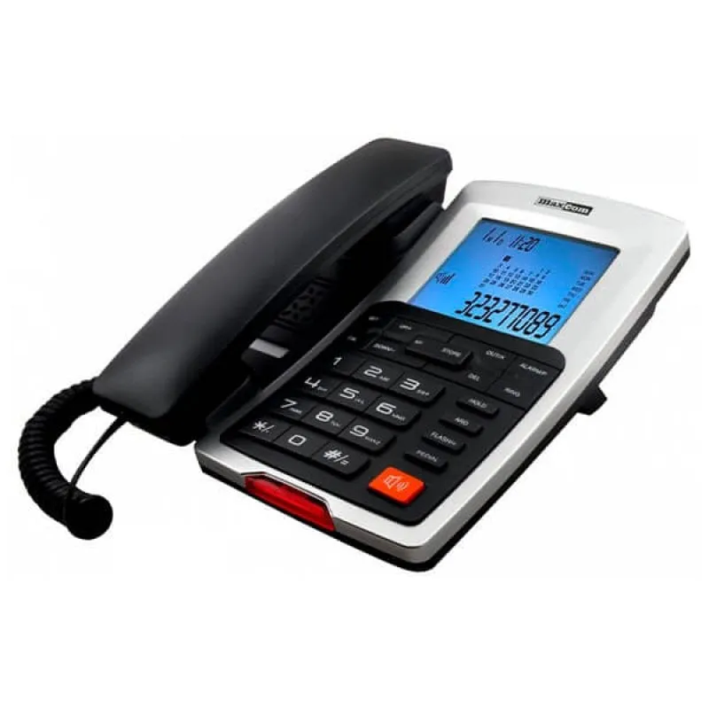 Telefono da tavolo Maxcom KXT709 Nero/Argento - immagine 1