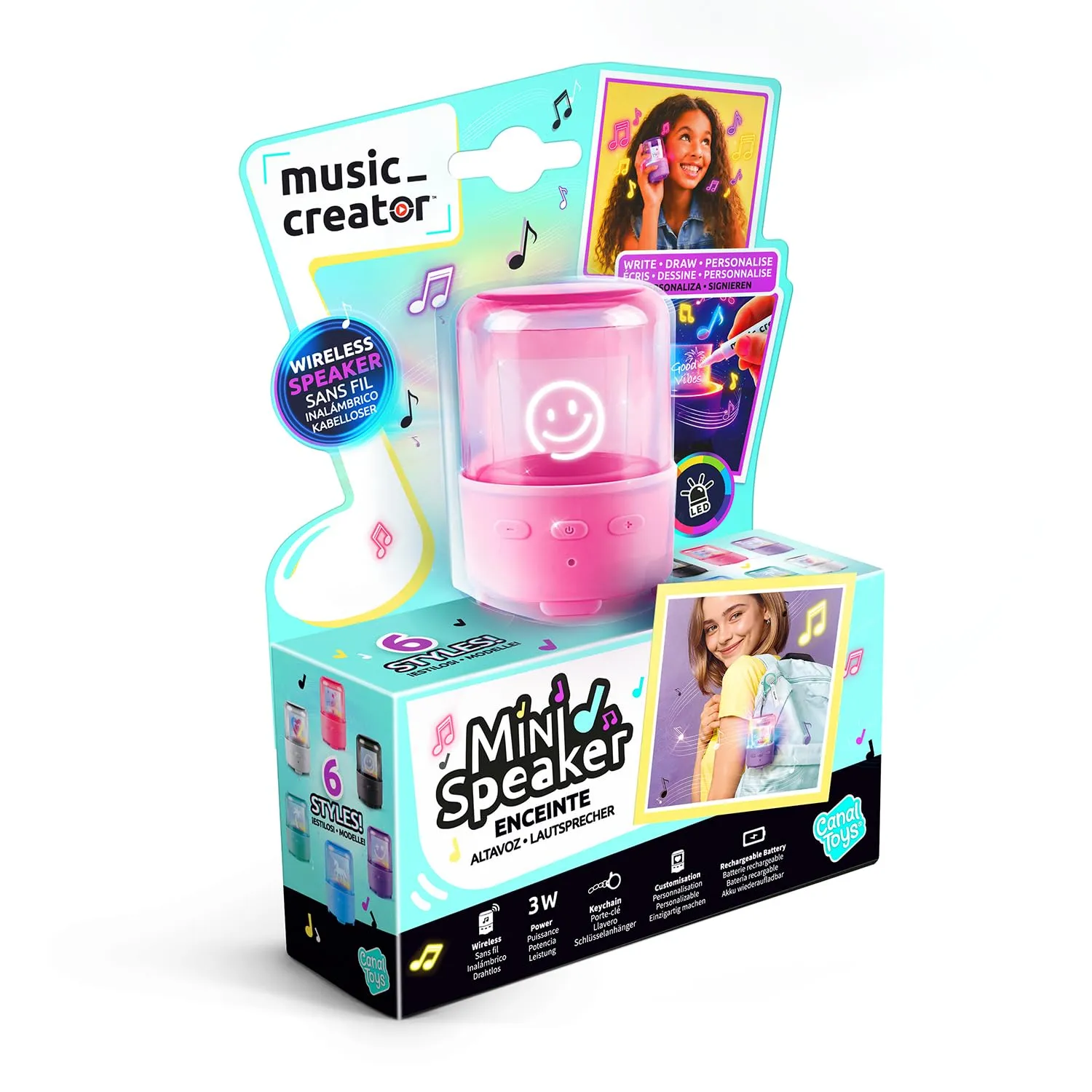 Canal Toys - Music Creator - Mini Speaker Bluetooth - Bambini 8+ - INF 059 - immagine 1