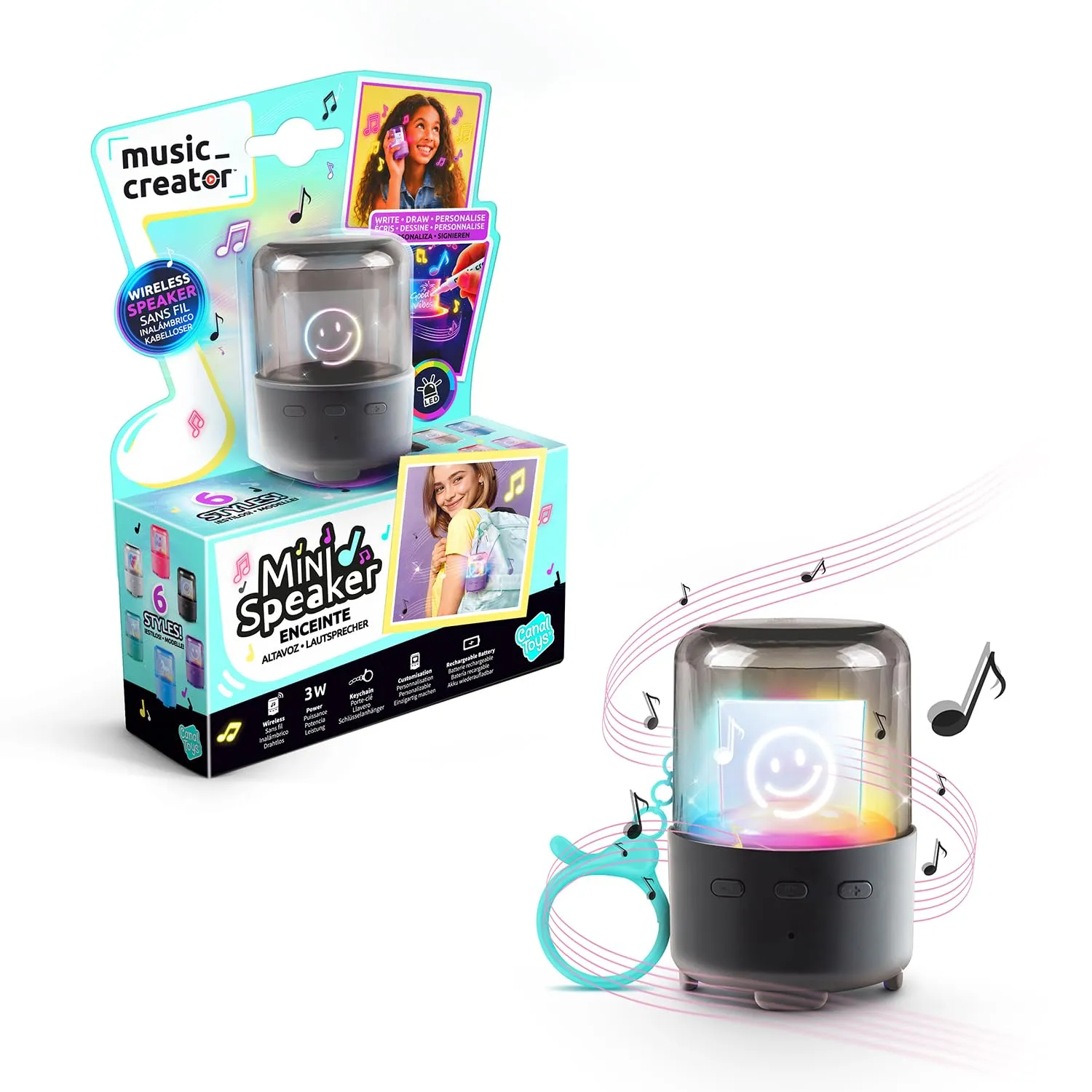 Canal Toys - Music Creator - Mini Speaker Bluetooth - Bambini 8+ - INF 059 - immagine 2