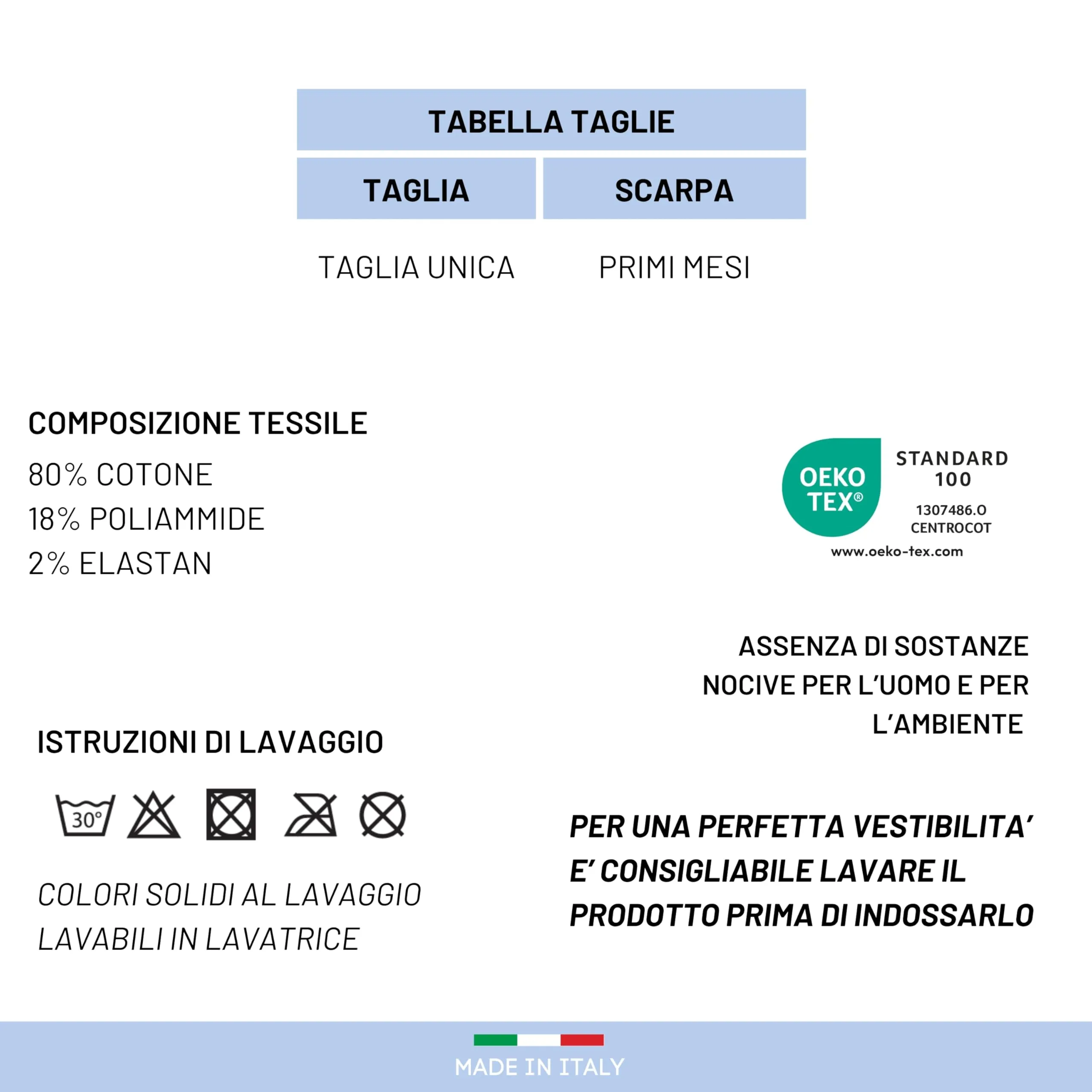 LEON D'ORO Calze Neonato Calzino Regalo Scarpine Babbucce bambini Primi Mesi Taglia Unica Made in Italy (IT, Età, Taglia unica, PRINCIPE) - immagine 6