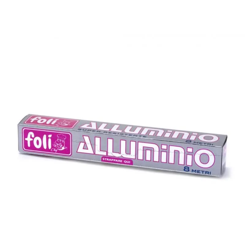 Foliroll Alluminio 8m per Conservazione e Cucina - immagine 1