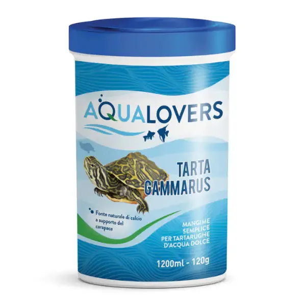 Mangime per tartarughe d'acqua dolce Tarta Gammarus Aqualovers 120 gr (1200 ml) - Cibo per tartarughe - immagine 1