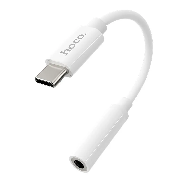 Adattatore Audio USB-C - 3,5mm HOCO LS30, Bianco - immagine 1