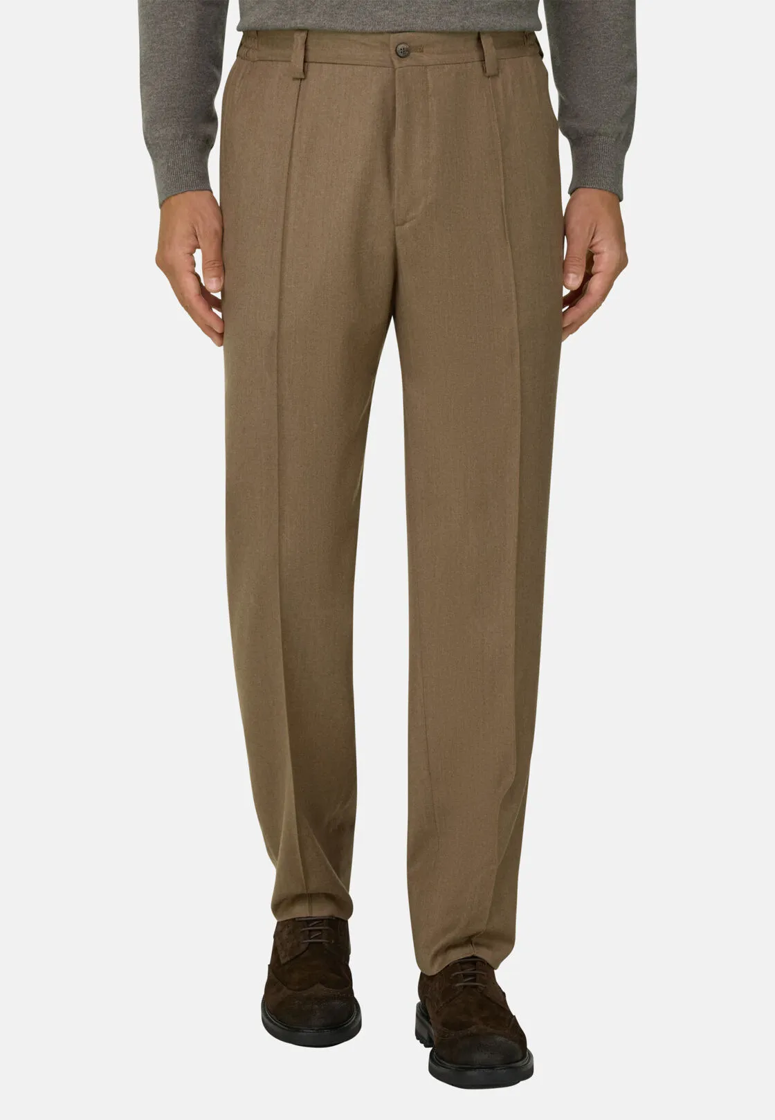 Boggi, Pantaloni In Lana Cashmere Melange, Uomo, , Taglia: 44 - immagine 1