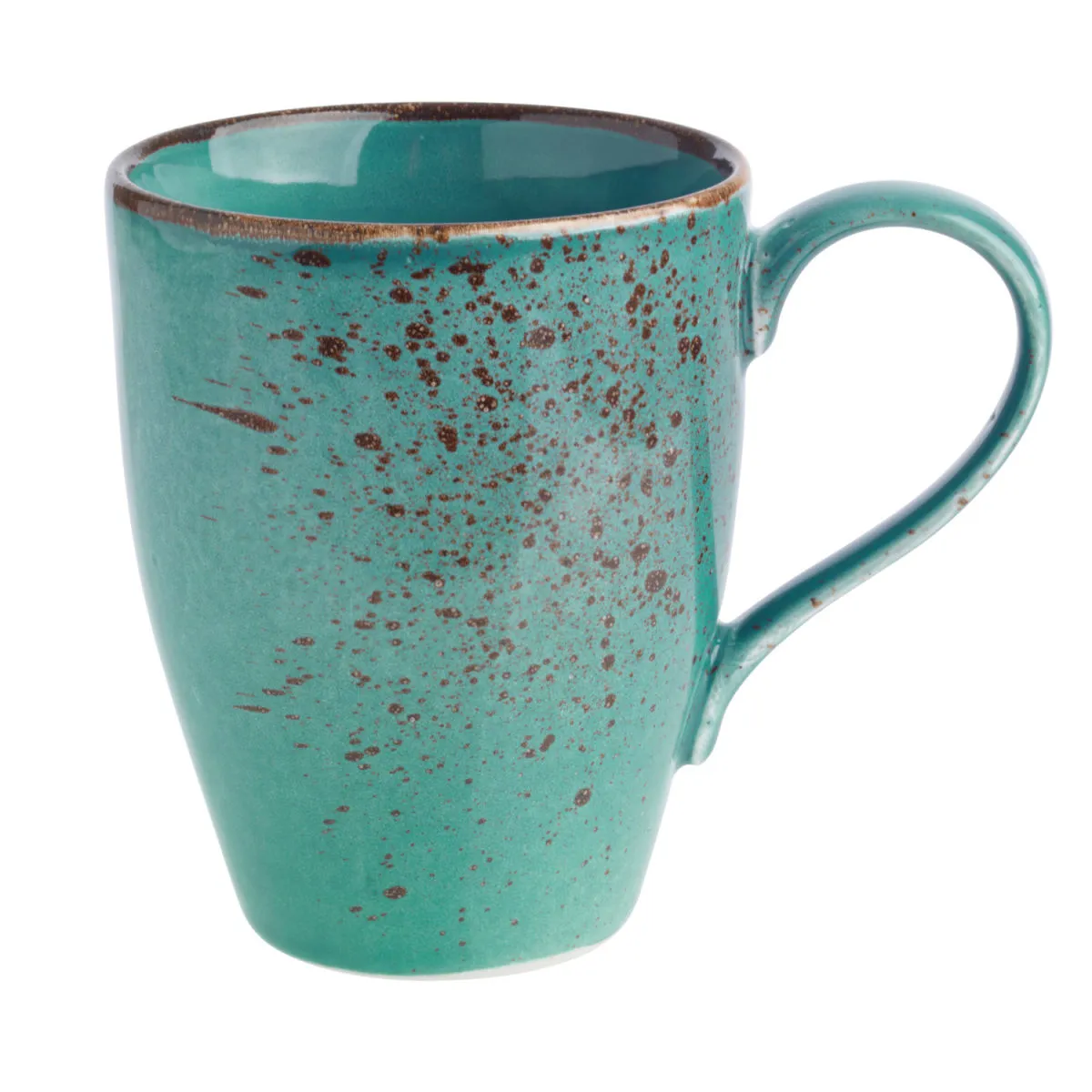 6x VEGA Tazza mug con manico Palana; 300 ml, 8.5x10.5 cm (ØxH); turchese; rotonda; 6 pz. / Pacco - immagine 1