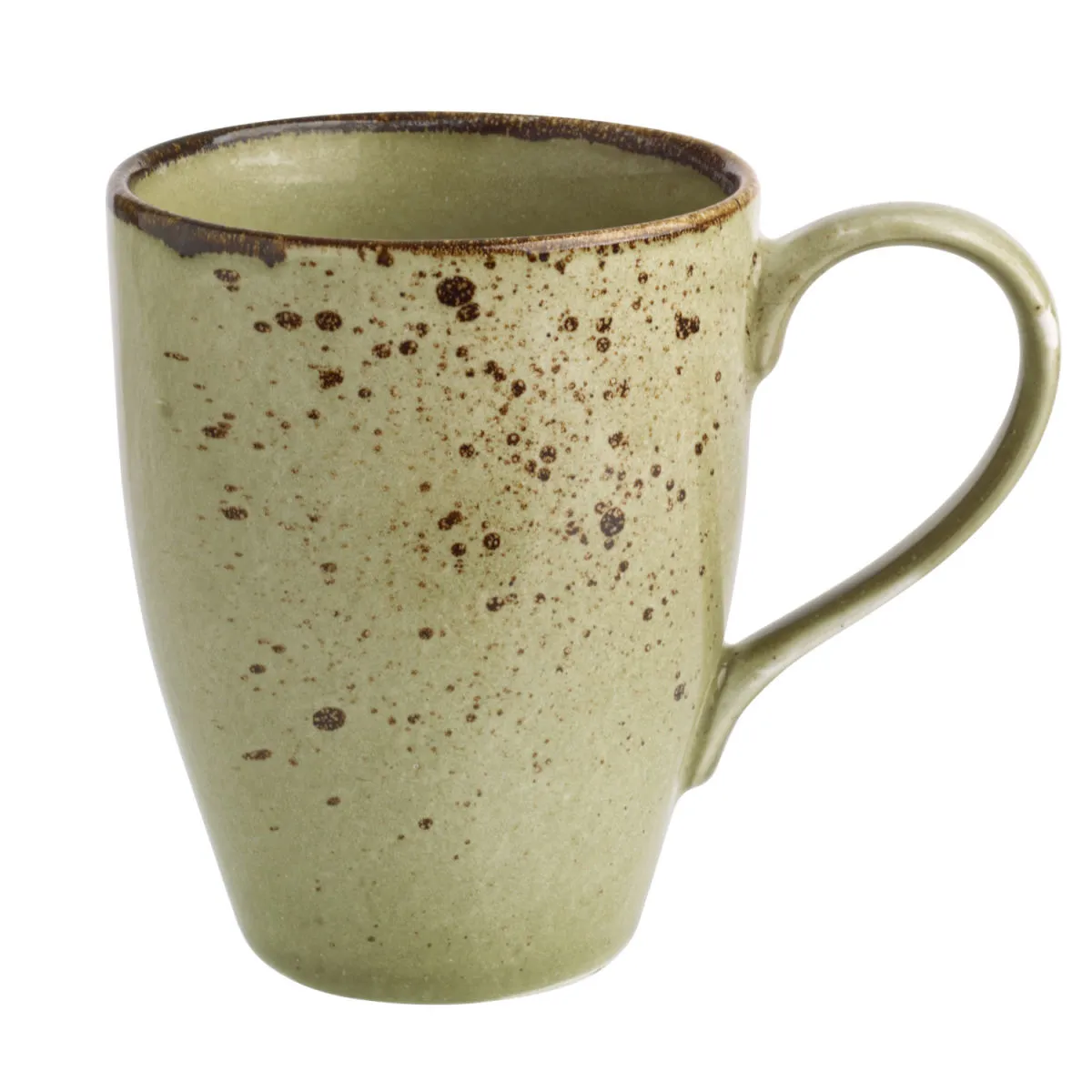 6x VEGA Tazza mug con manico Palana; 300 ml, 8.5x10.5 cm (ØxH); verde lime; rotonda; 6 pz. / Pacco - immagine 1