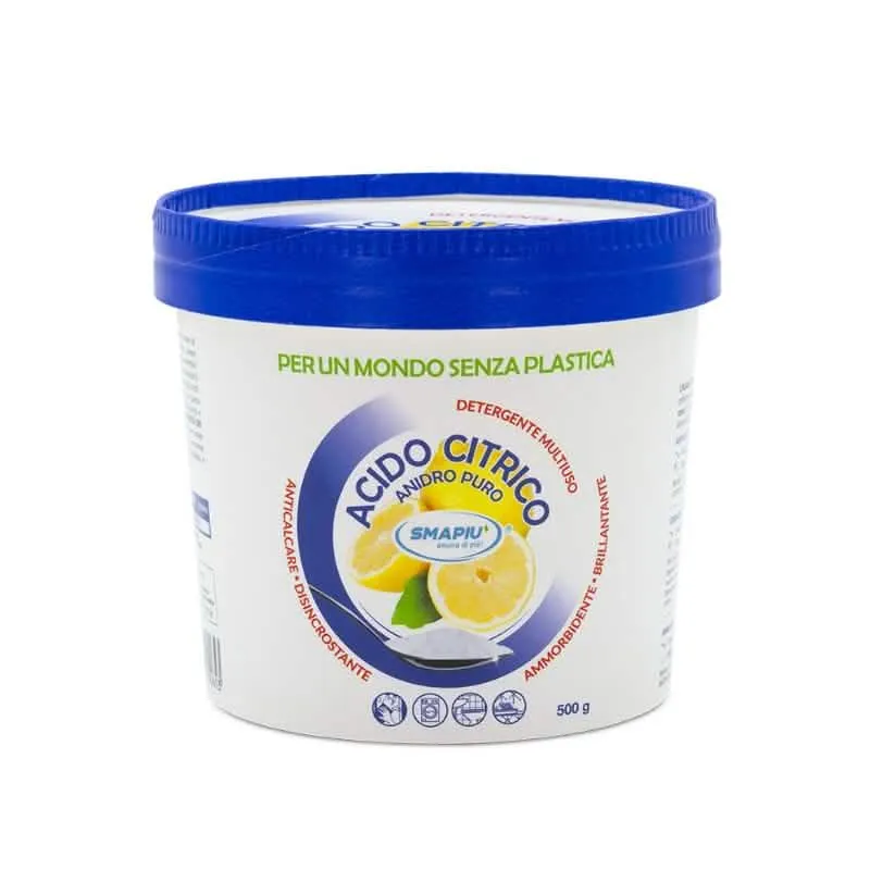 Acido Citrico Anidro Puro 500g - Ideale per la Casa - immagine 1