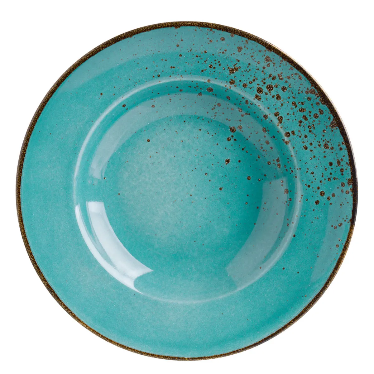 6x VEGA Piatto Palana fondo; 200 ml, 24x4 cm (ØxH); turchese; rotonda; 6 pz. / Pacco - immagine 1