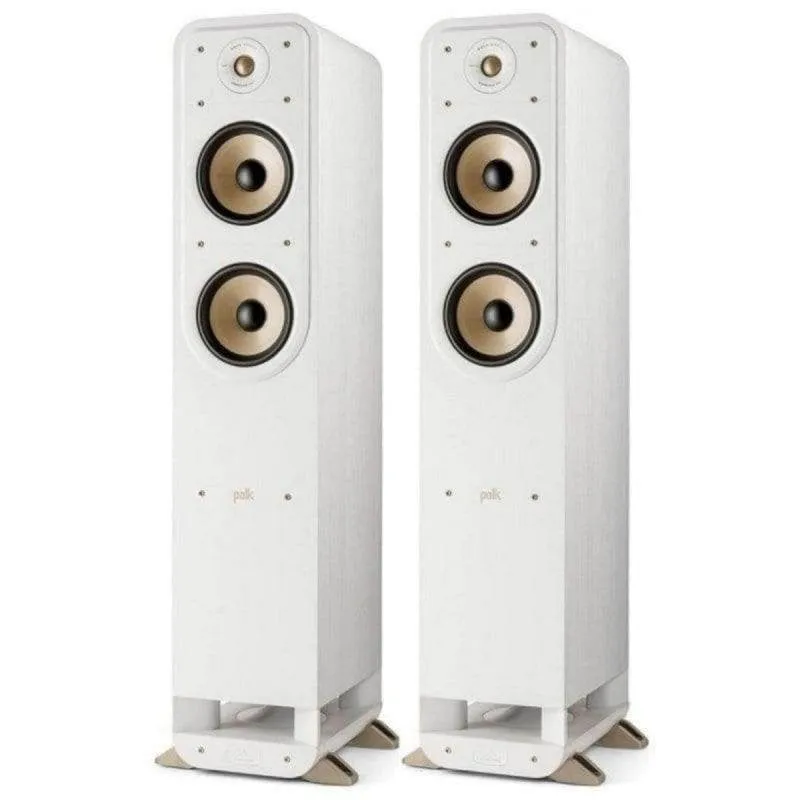 Altavoces Polk Audio da pavimento cablati 150W Hi-Res bianchi - immagine 1