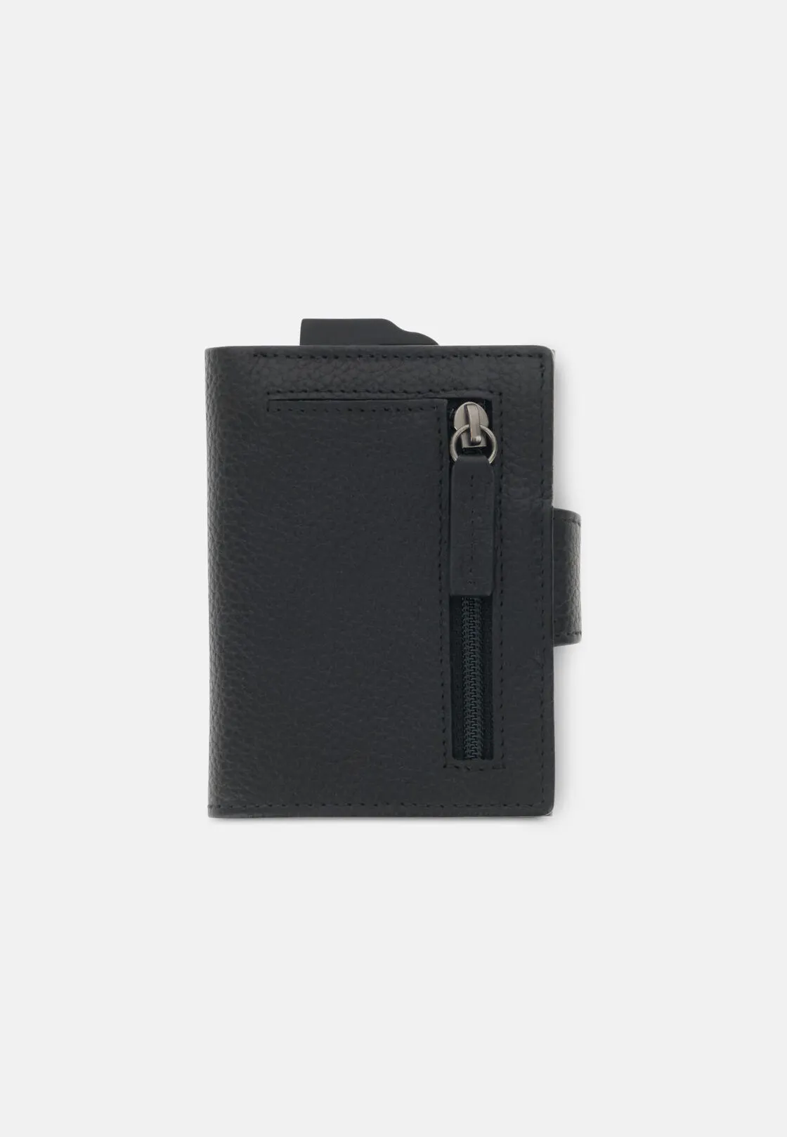 Boggi, Porta Carte Di Credito In Pelle Bottalata, Uomo, Nero - immagine 3