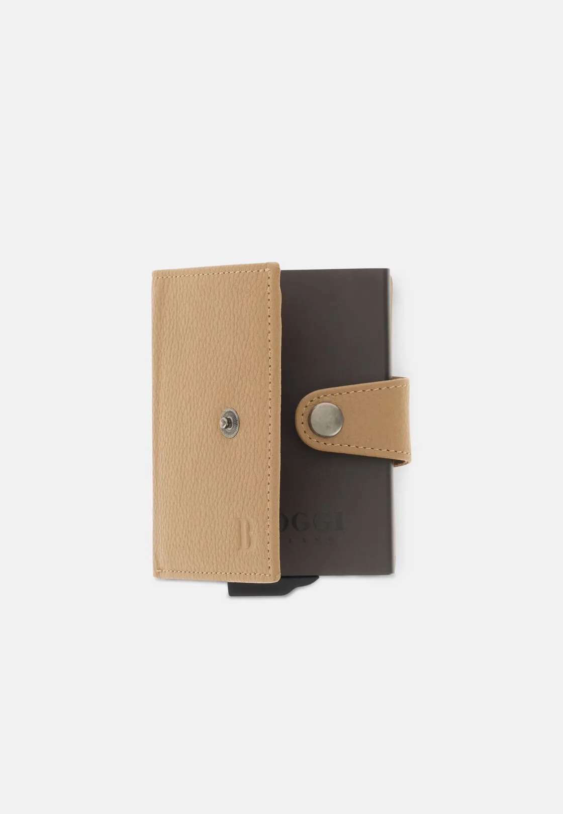 Boggi, Porta Carte Di Credito In Pelle Bottalata, Uomo, - immagine 4