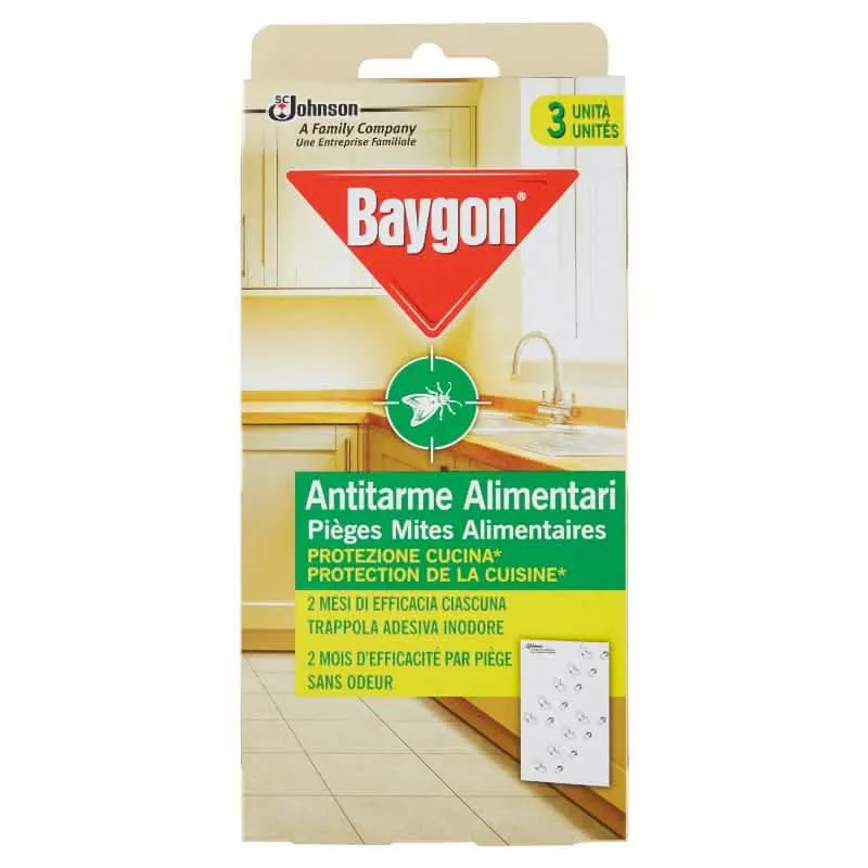Baygon Protezione Cucina: Tarme Alimentari - Confezione da 3 Pezzi - immagine 1
