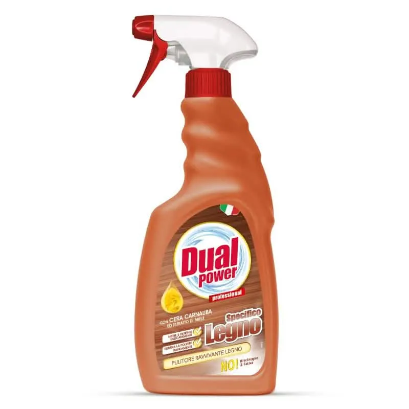 Spray Specifico Legno DUAL 500ML per la Cura dei Mobili - immagine 1