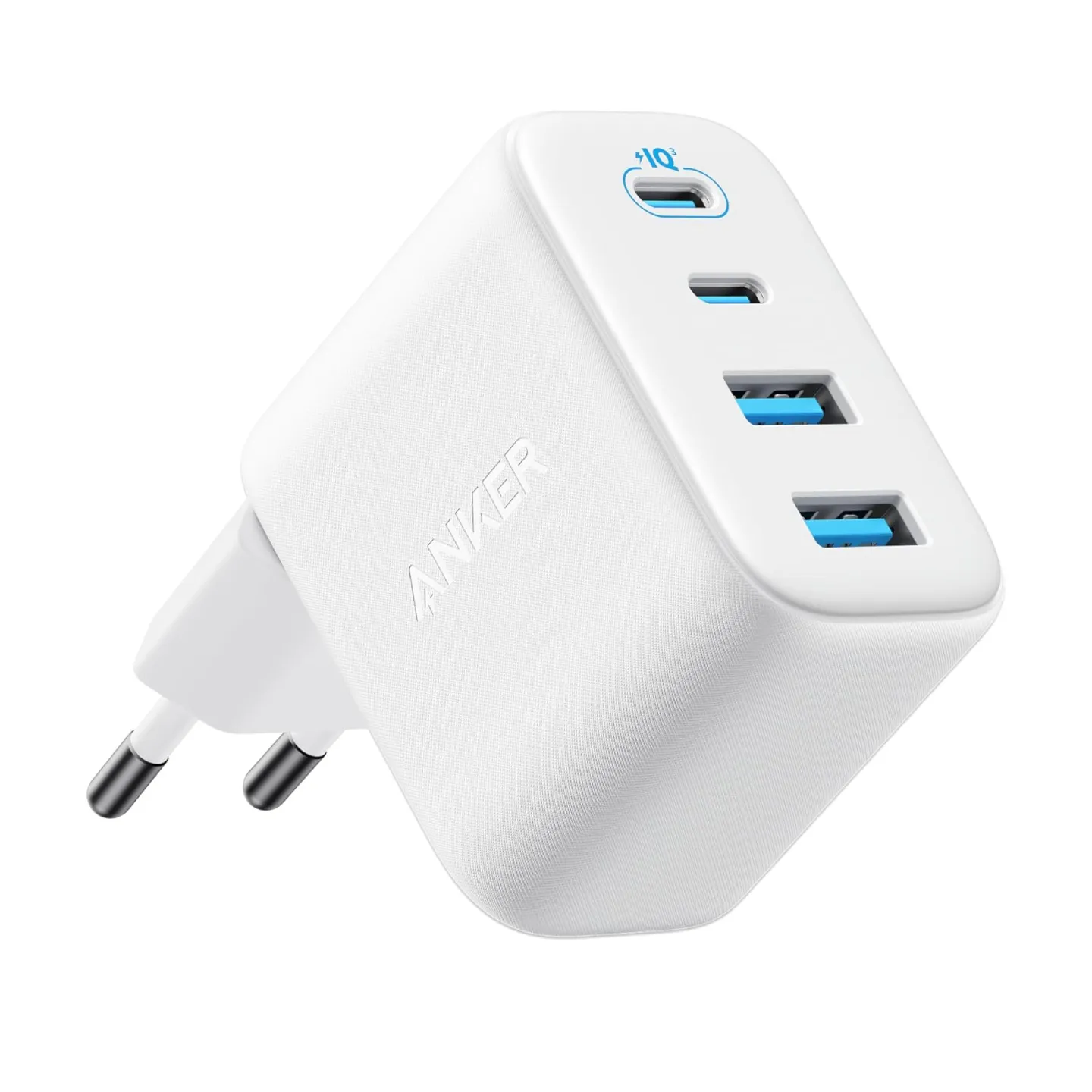 Caricatore da rete Anker Zolo, 50W, 3A, 2 x USB-A - 2 x USB-C, Bianco A121EG21 - immagine 1
