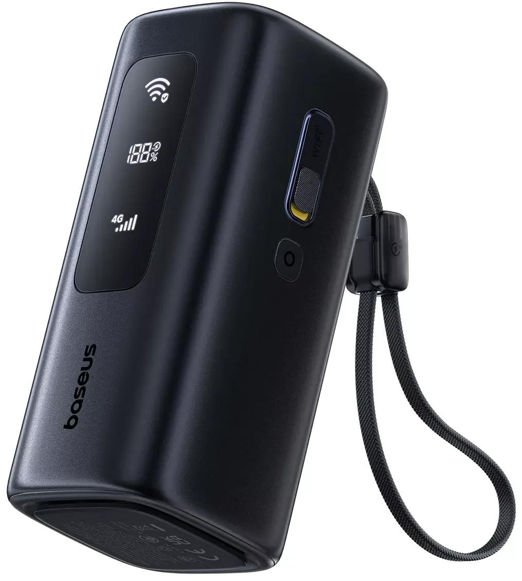 Batteria Esterna Baseus EnerGeek GX11, 20000mAh, 67W, QC + PD, 1 x USB-A - 2 x USB-C, Nera E0025701 - immagine 1