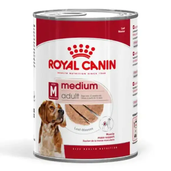 Royal Canin Patè per Cani Adult 410 gr Medium - Cibo umido per cani - immagine 1