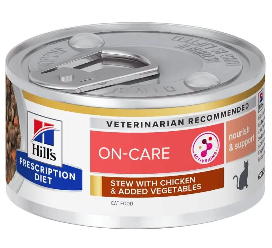 HILLS PD FELINE ON-CARE SPEZZATINO POLLO & VERDURE LATTINA 82 GR - immagine 1