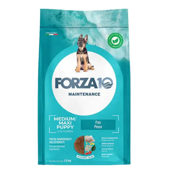 Forza10 Maintenance Puppy Junior Medium/Large al Pesce 12 kg - Croccantini per cani - immagine 1