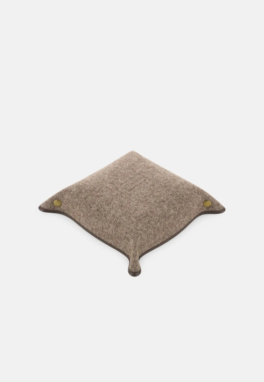 Boggi, Svuotatasche In Pelle E Lana, Uomo, Taupe - immagine 3