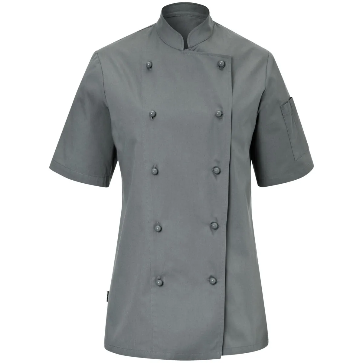 PULSIVA Giacca da cuoca Milan maniche corte; Taglia 60; grigio - immagine 1