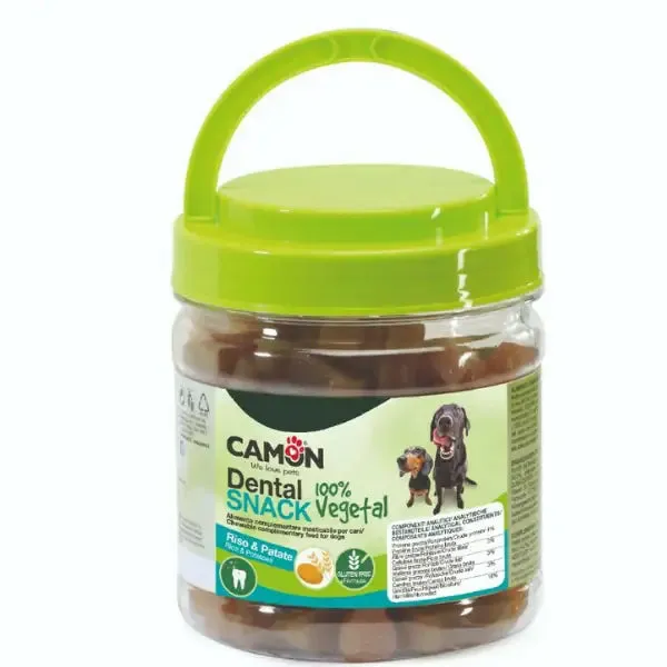 Camon Dental Snack Vegetale Box Riso e Patate 350 gr Bones - immagine 1