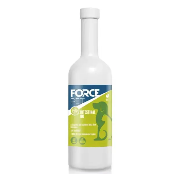 Forcepet Intestinal olio di salmone supporto intestinale per cani e gatti 250 ml - immagine 1