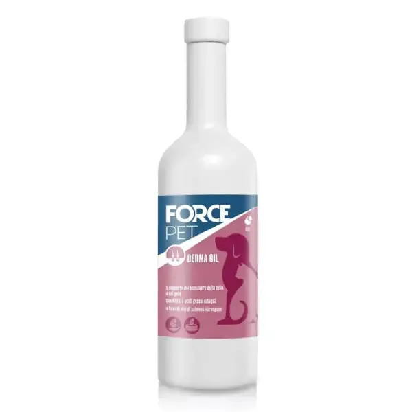 Forcepet Derma olio di salmone supporto pelle e pelo per cani e gatti 250 ml - immagine 1