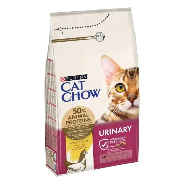 Purina Cat Chow Urinary crocchette ricche di Pollo 1,5 kg - Croccantini per gatti - immagine 1
