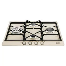 Piano cottura gas 4 zone CORTINA SR764PO Panna (60cm) - immagine 1