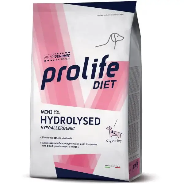 Prolife Veterinary Diet Dog Hydrolysed Hypoallergenic Mini Agnello 1,5 kg - Dieta veterinaria per cani - immagine 1