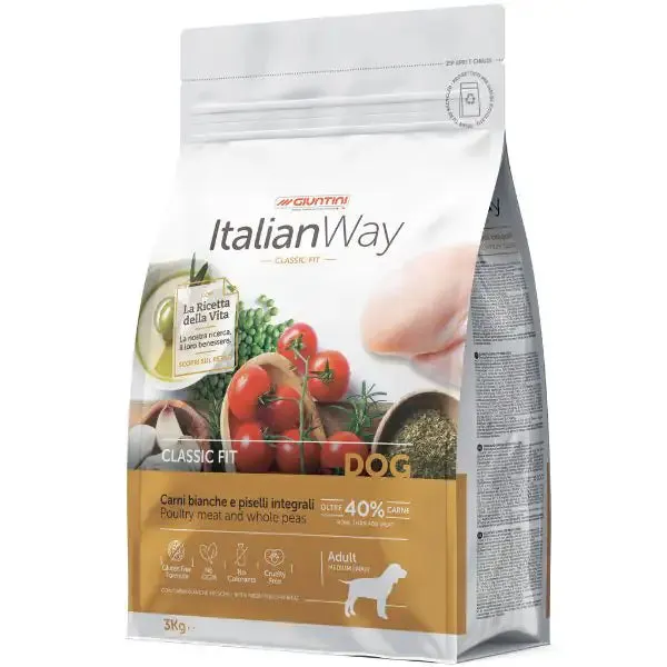 ItalianWay Medium/Maxi Adult Carni Bianche 3 kg - Croccantini per cani - immagine 1