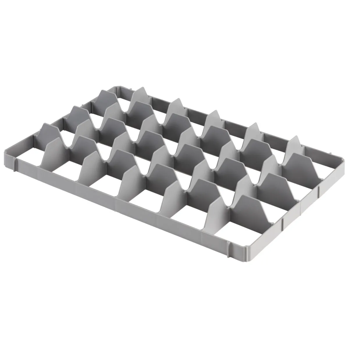 Ringoplast Rialzo per cestelli Komfort Ø 8,7 cm / inferiore; 60x40x6.2 cm (LxPxH); grigio - immagine 1