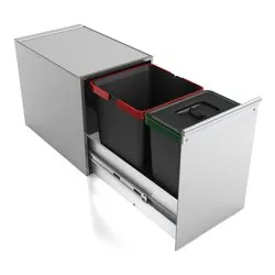 SYSTEM Pattumiera incasso Inox - immagine 1