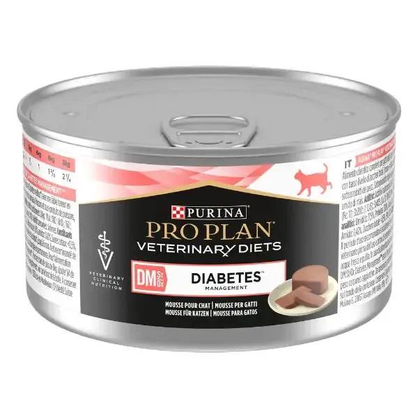 Purina Pro Plan Veterinary Diets DM St/Ox Cat 195 gr 195 gr - confezione da 6 pezzi - Dieta veterinaria per gatti - immagine 1