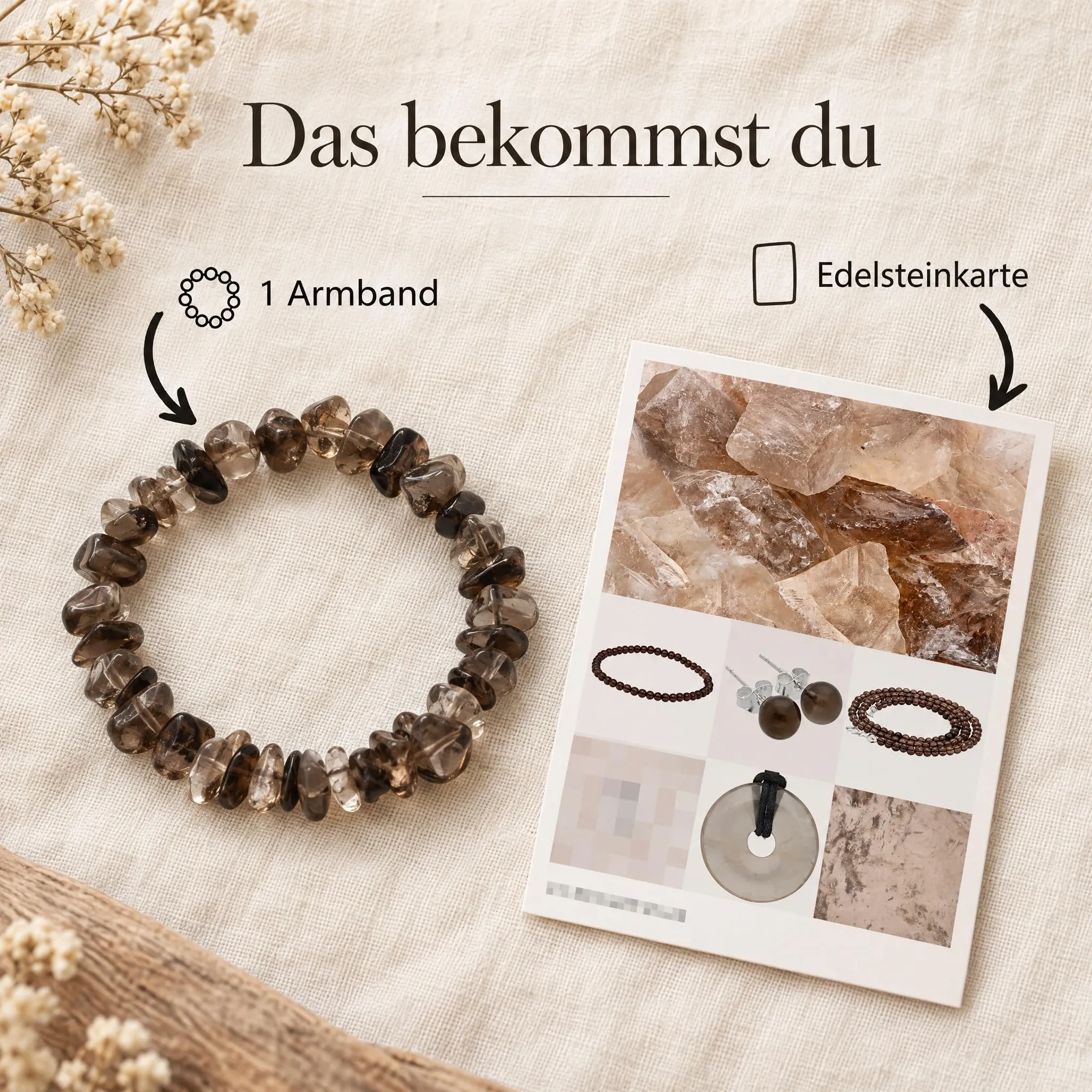 Bracciale popolare a schegge Bracciale elastico artigianale a schegge - immagine 6