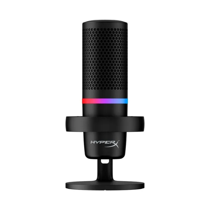 Microfono HyperX DuoCast USB RGB Nero - immagine 1